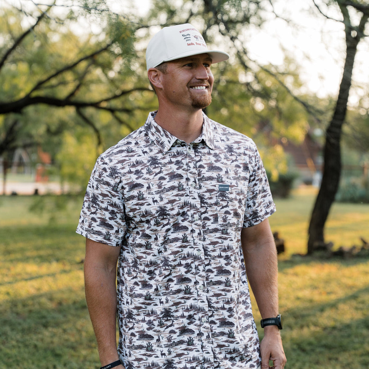 Performance Button Up - Brush Country