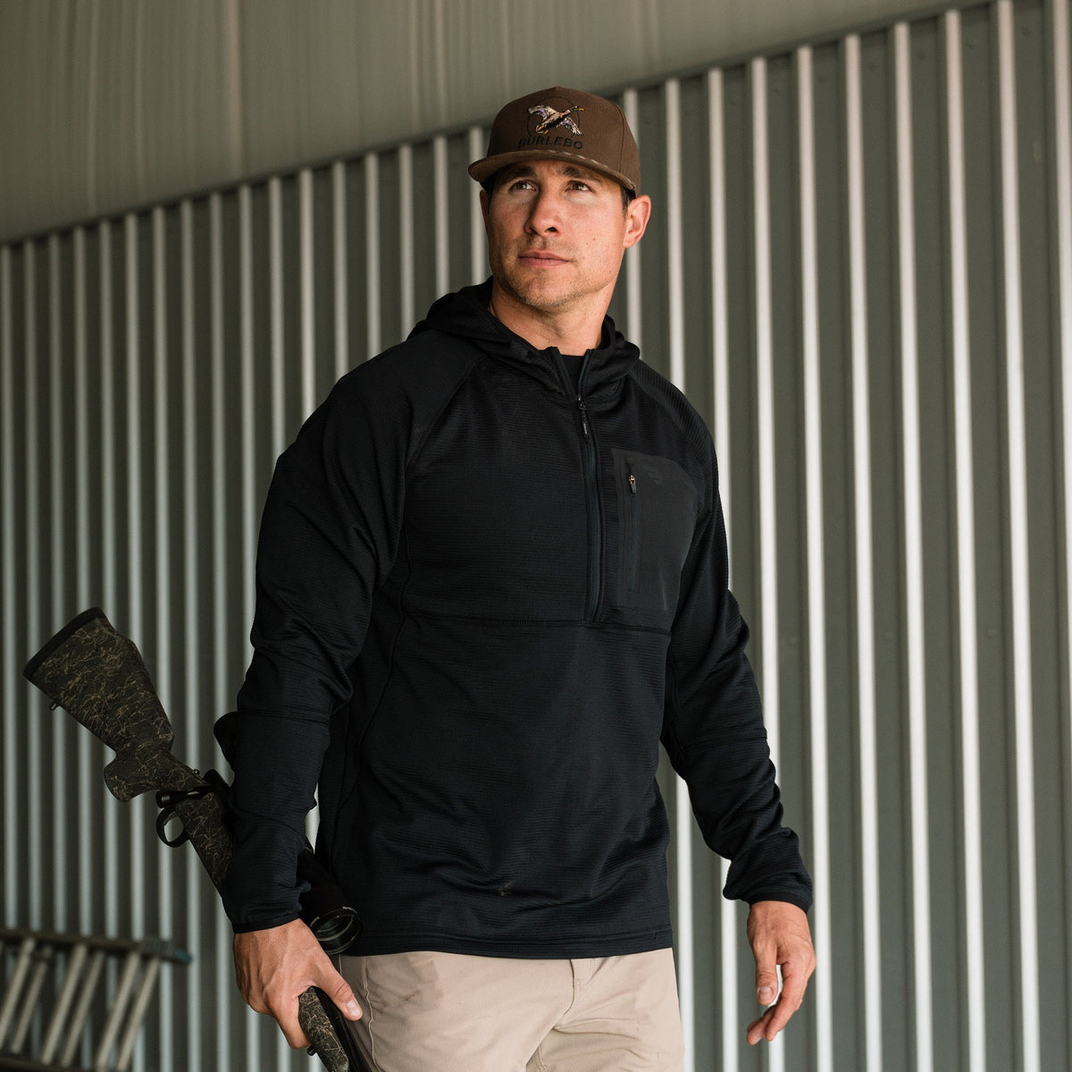 Blaze Tech - Quarter Zip - Black