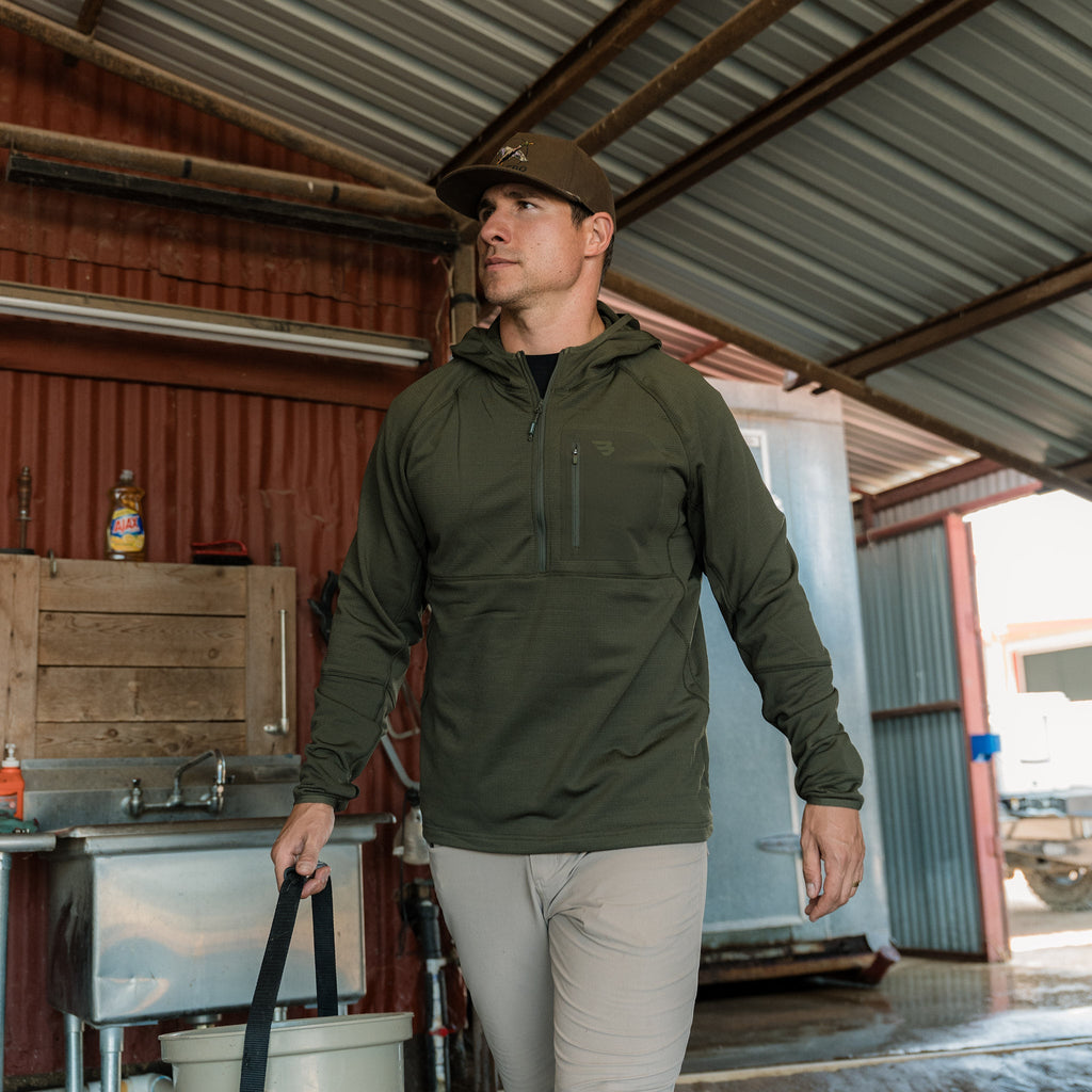 Blaze Tech - Quarter Zip - Mallard Green