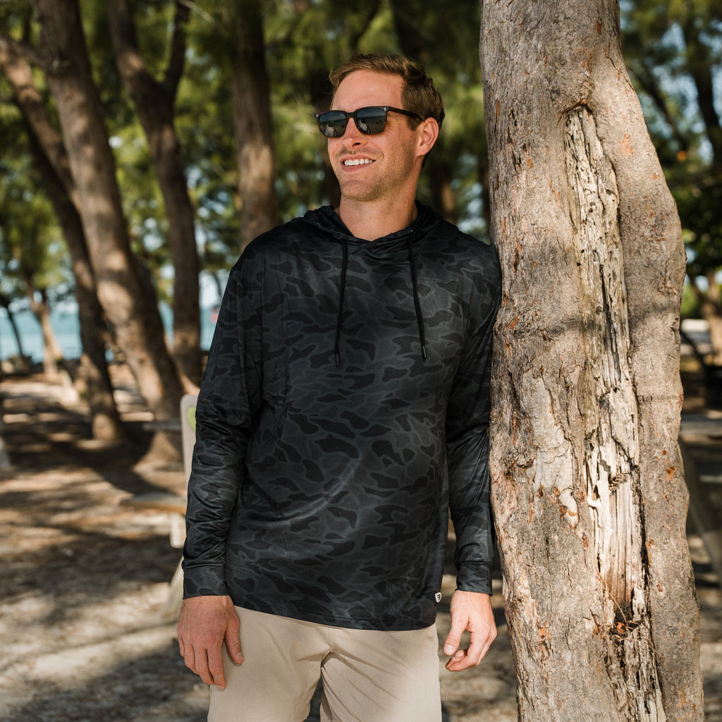 Performance Hoodie - Black Camo