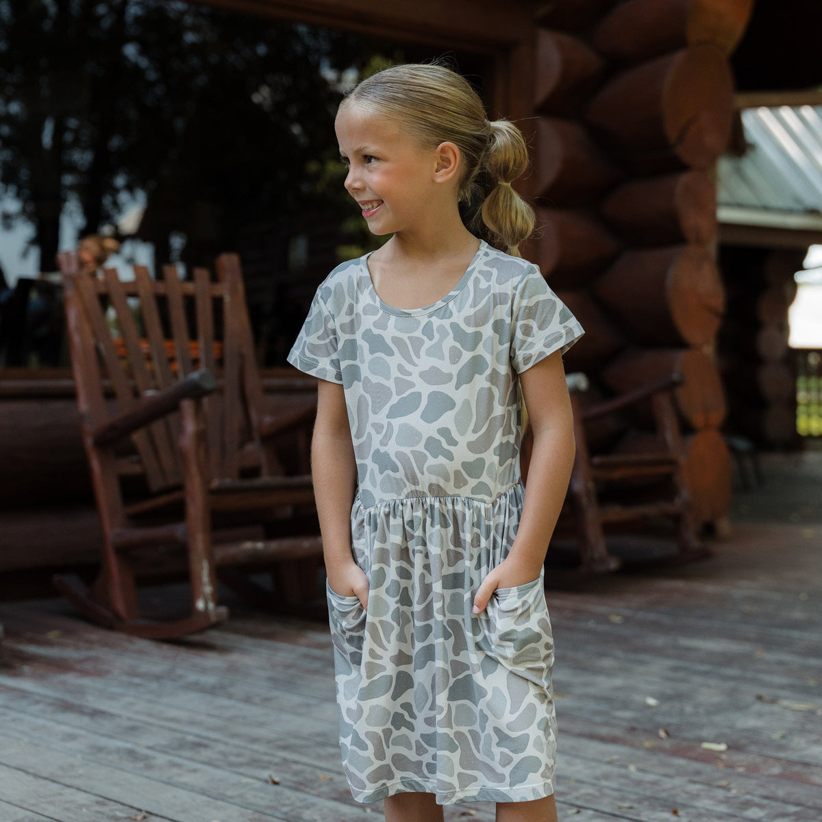 Youth Moxie Dress - Classic Deer Camo