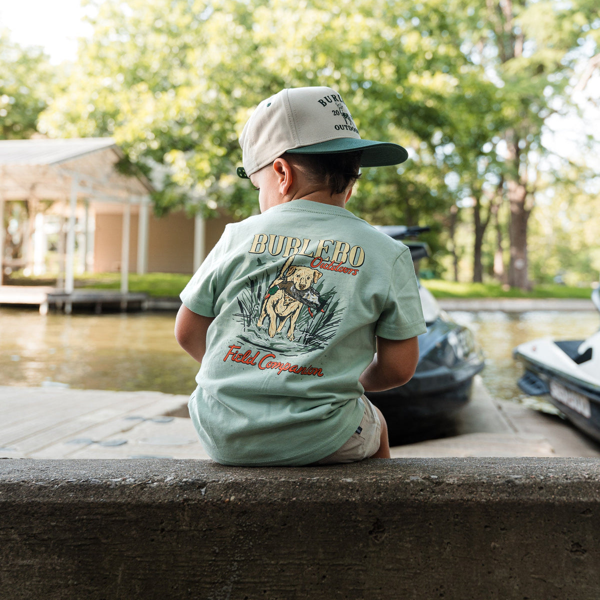 Youth Short Sleeve Tee - Field Companion - Sage