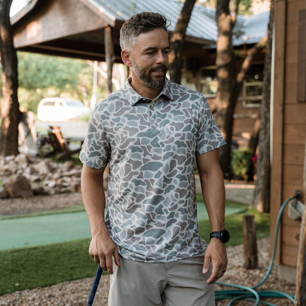 Father and Son Bundle - Performance Polo - Classic Deer Camo