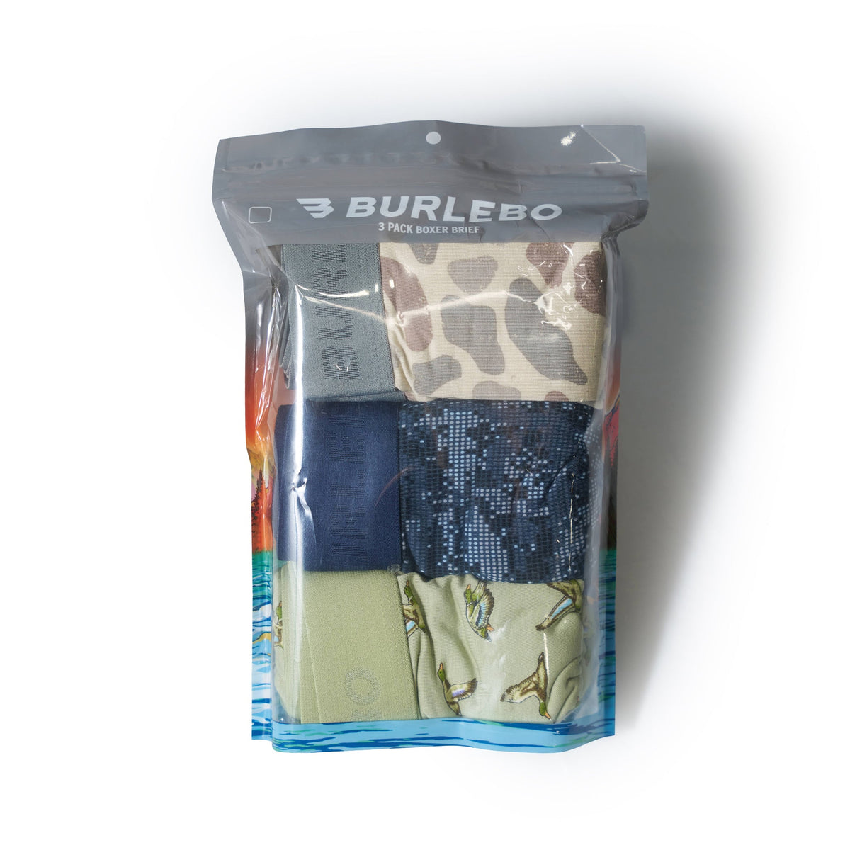 Boxer Briefs - Classic Deer Camo, Digi Camo Navy, Flying Mallards Green