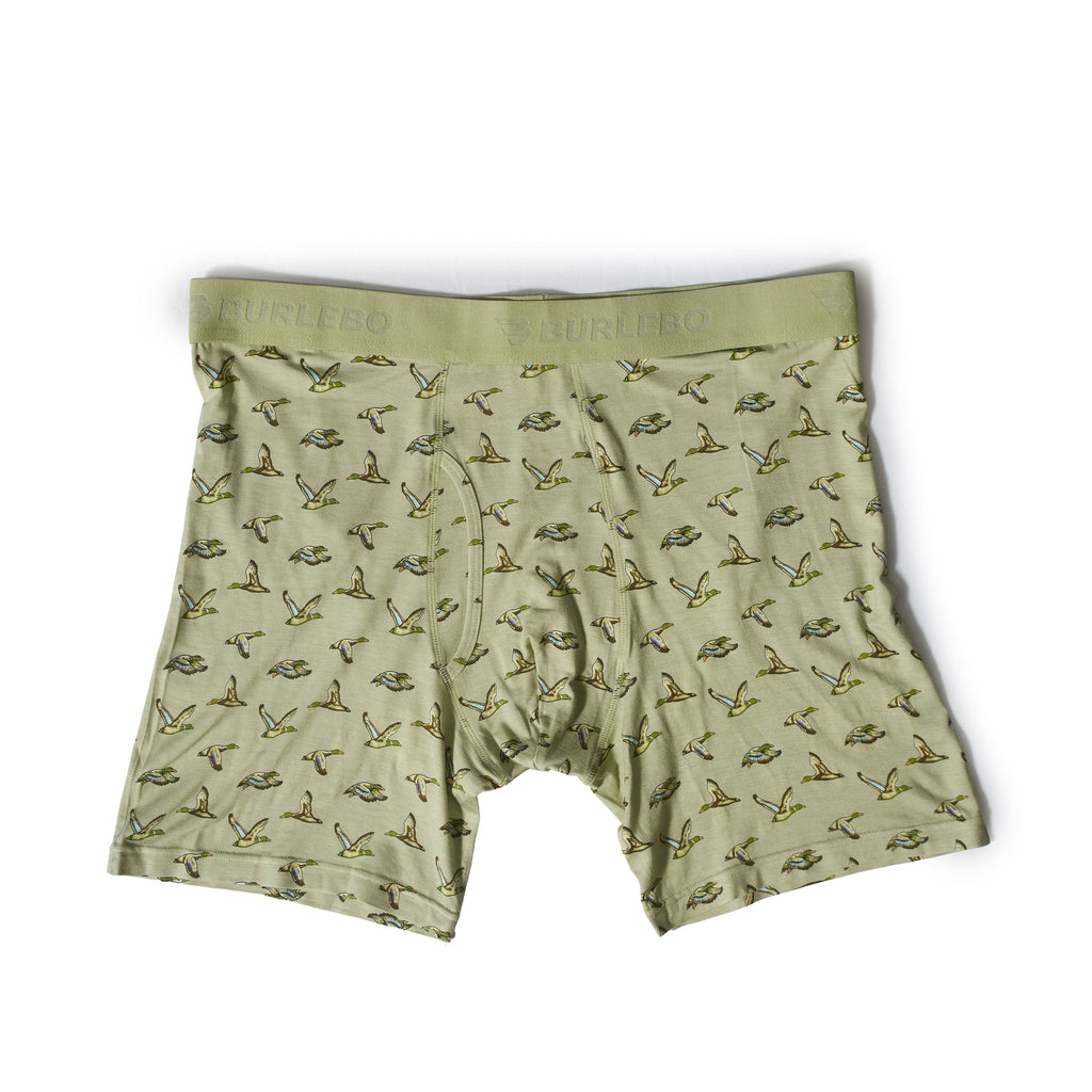 Boxer Briefs - Classic Deer Camo, Digi Camo Navy, Flying Mallards Green