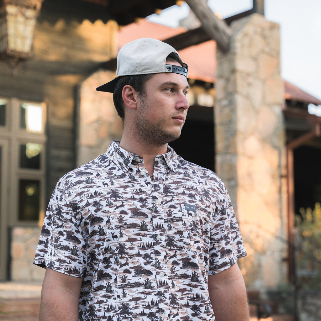 Performance Button Up - Brush Country