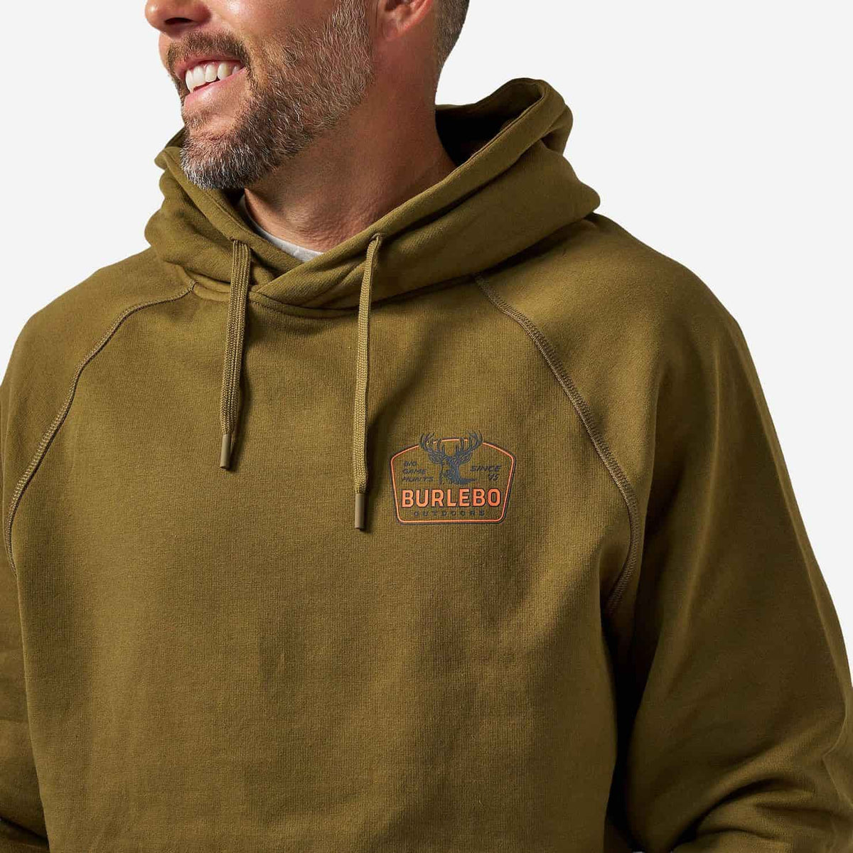 Fleece Hoodie - Big Game Hunts - Hunter Green