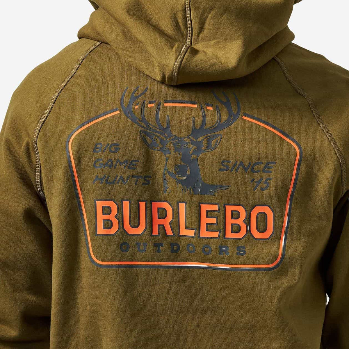 Fleece Hoodie - Big Game Hunts - Hunter Green