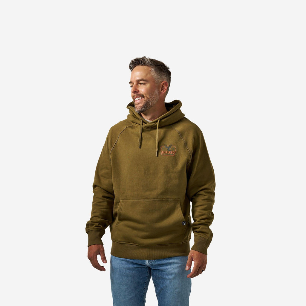 Fleece Hoodie - Big Game Hunts - Hunter Green