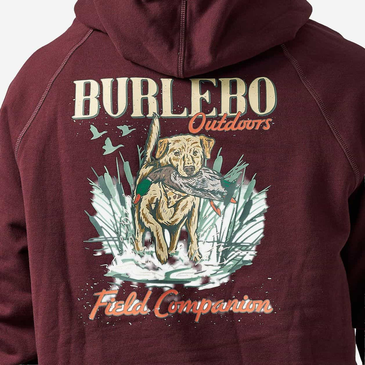 Fleece Hoodie - Field Companion - Maroon