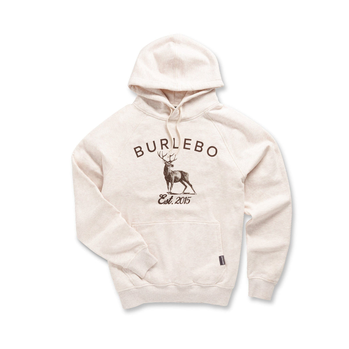 Fleece Hoodie - Whitetail Deer - Heather Oatmeal