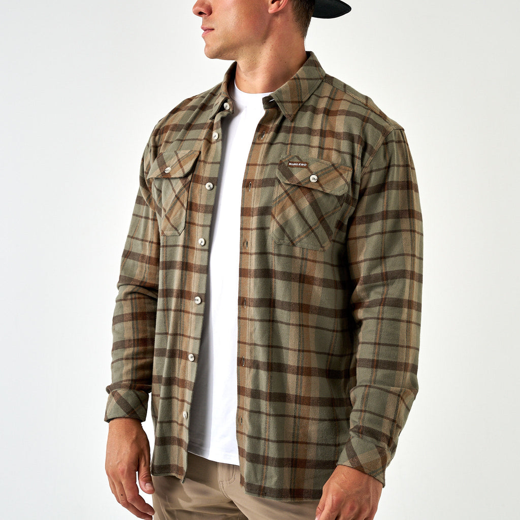 Flannel Shirt - Timber Brown