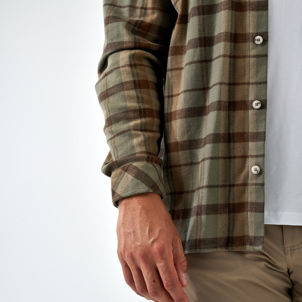 Flannel Shirt - Timber Brown