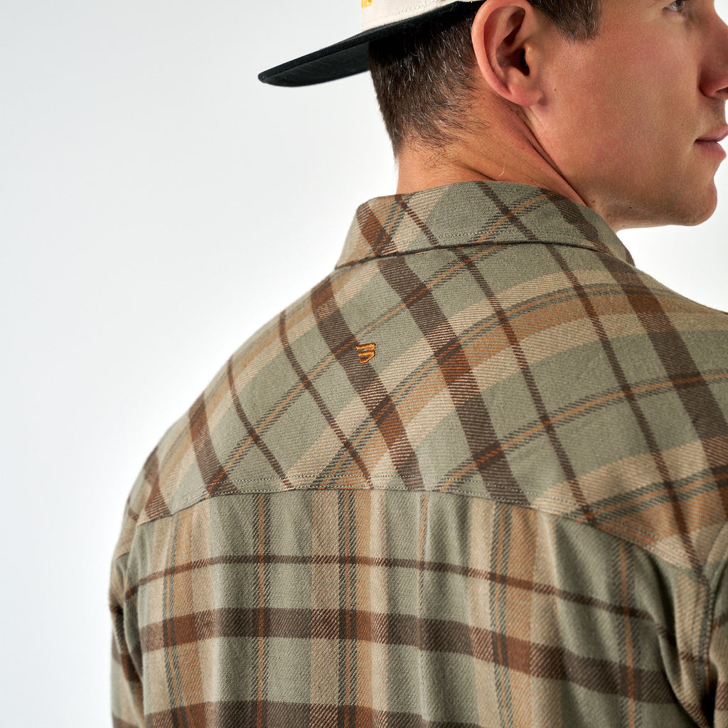 Flannel Shirt - Timber Brown