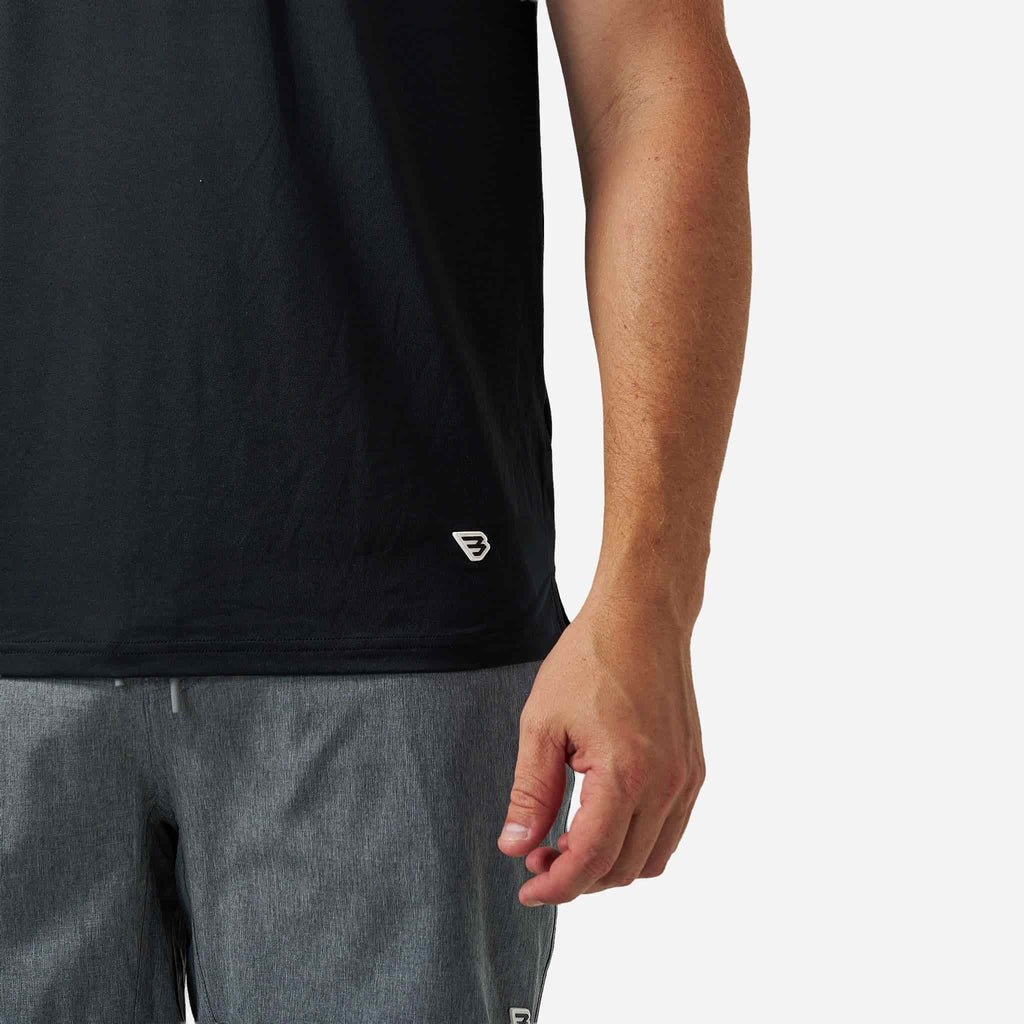 Go To Tee - Flying B Logo - Black & Classic Deer Camo
