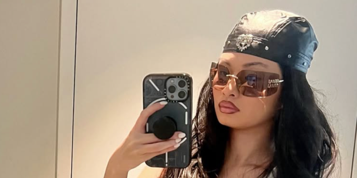 Miu Miu Rimless Runway MU 54YS 5AK06I - As Seen On Georgina Rodriguez & Rita Ora