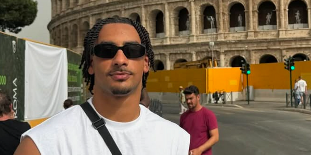 Prada PR 17WS 1AB5S0 Symbole Sunglasses - As Seen On Lamine Yamal & Travis Barker