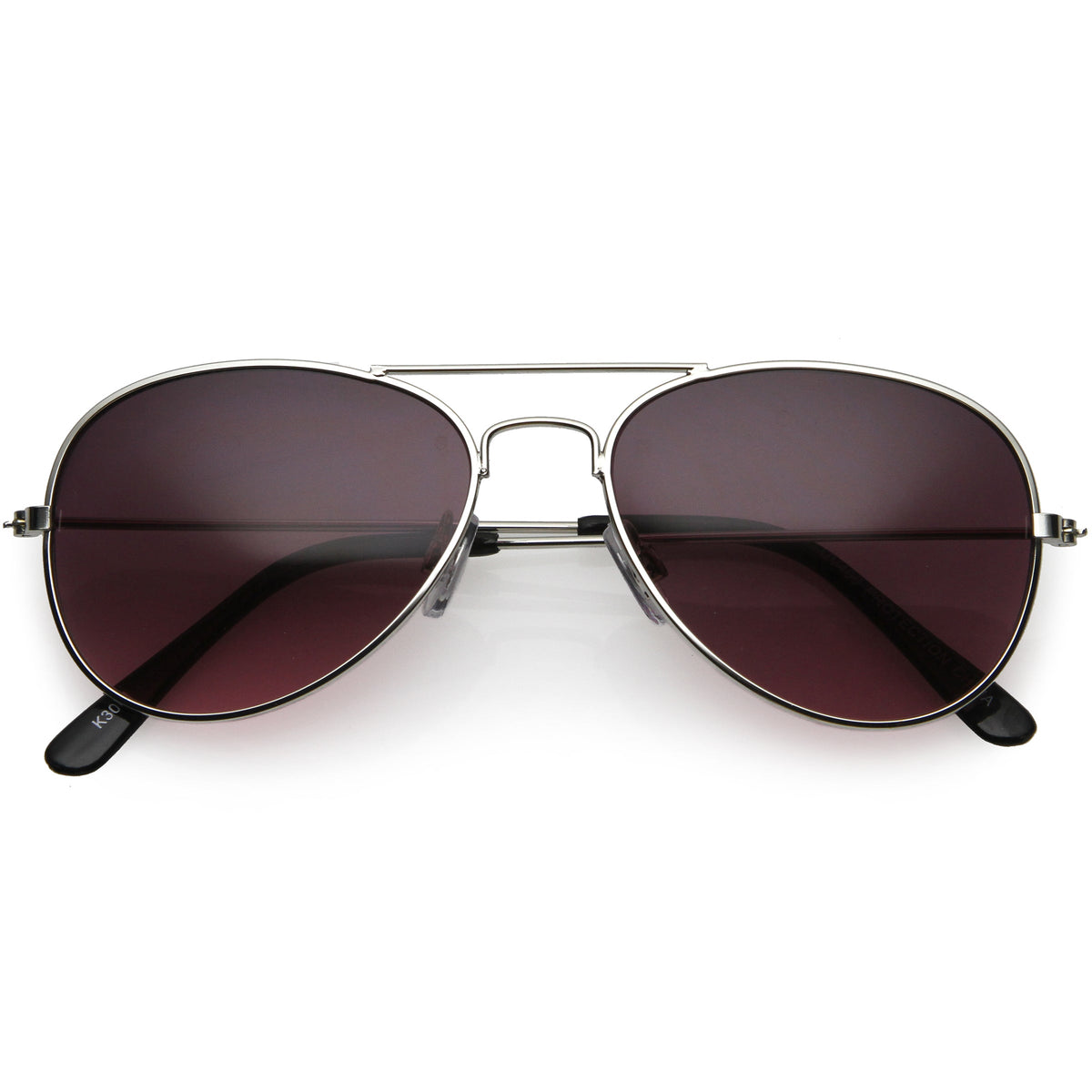 Kids Classic Slim Metal Teardrop Crossbar Small Aviator Sunglasses D021