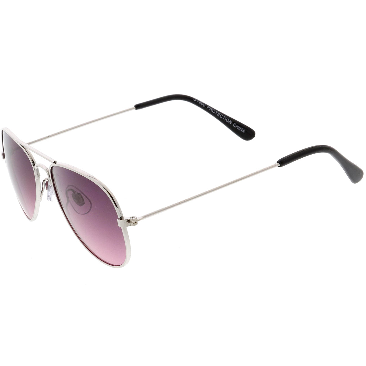 Kids Classic Slim Metal Teardrop Crossbar Small Aviator Sunglasses D021