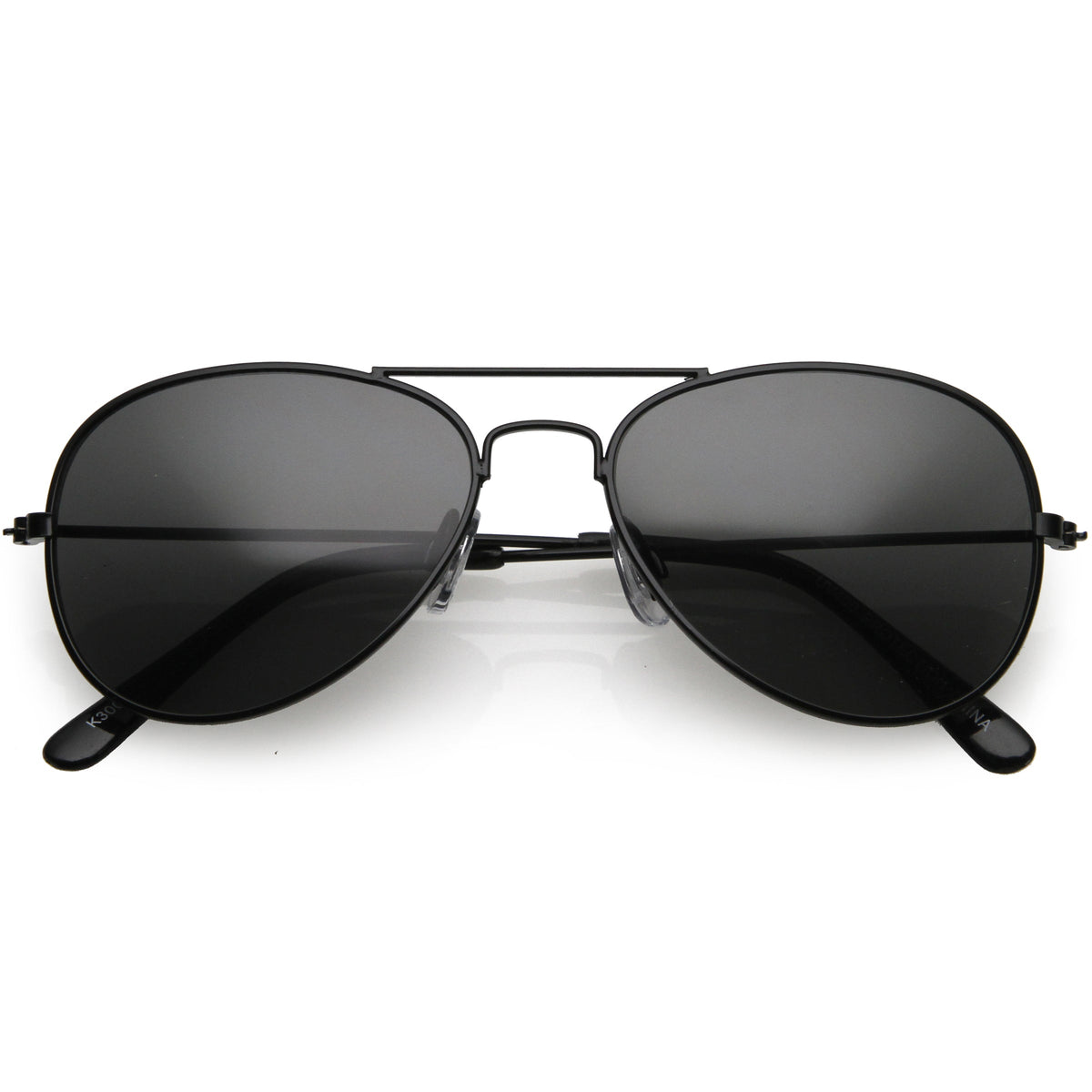 Kids Classic Slim Metal Teardrop Crossbar Small Aviator Sunglasses D021