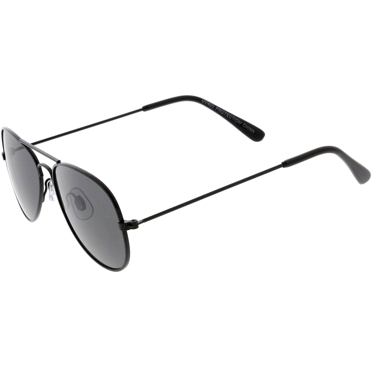 Kids Classic Slim Metal Teardrop Crossbar Small Aviator Sunglasses D021