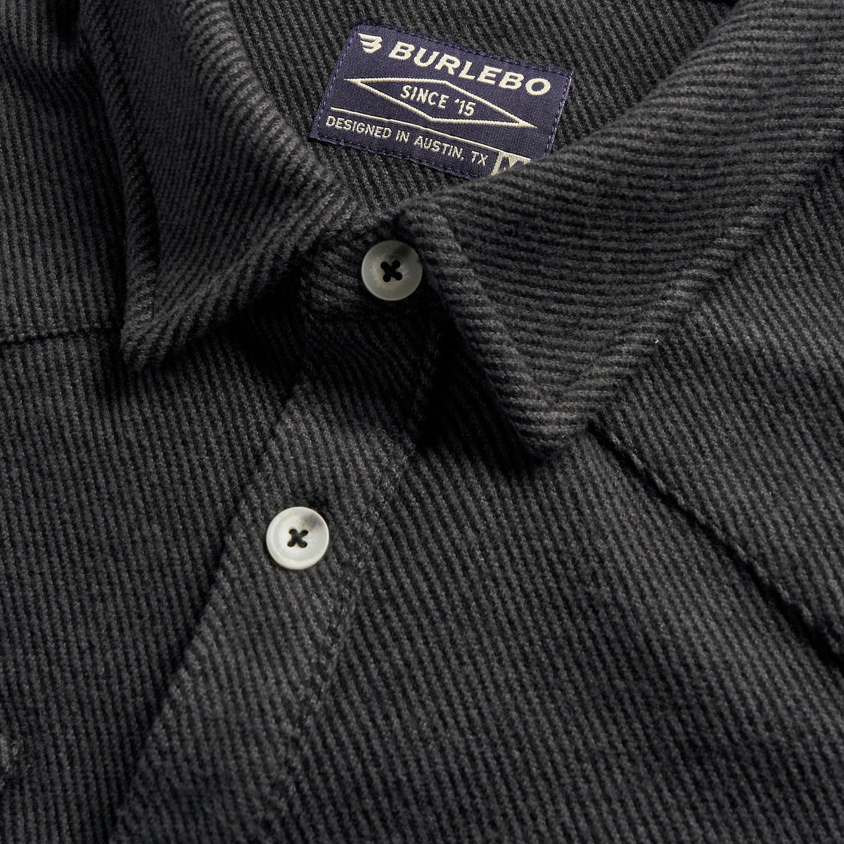 Long Sleeve -  Austin Shirt - Heather Black
