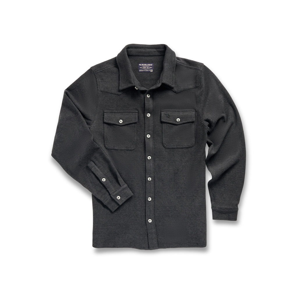 Long Sleeve -  Austin Shirt - Heather Black