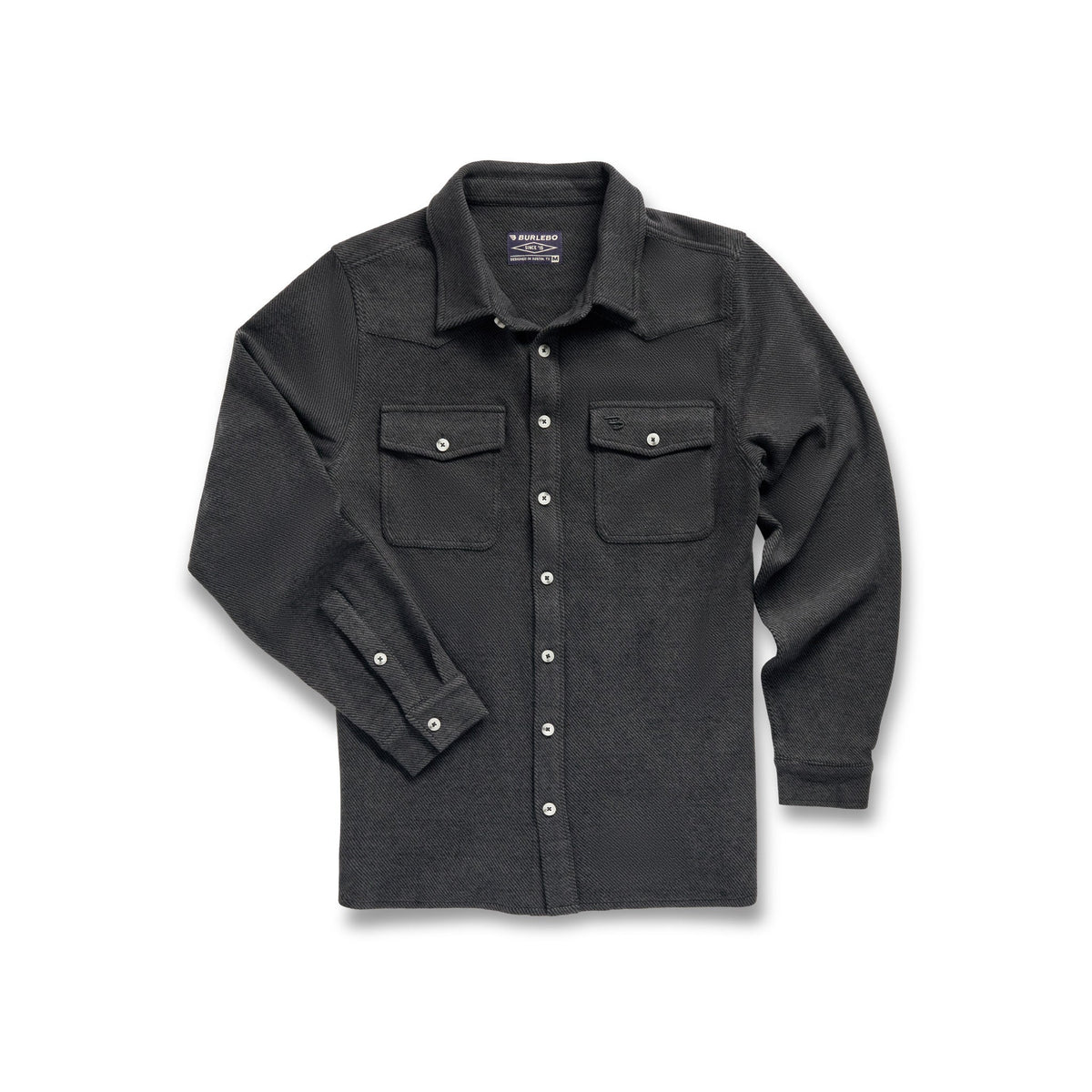 Long Sleeve -  Austin Shirt - Heather Black