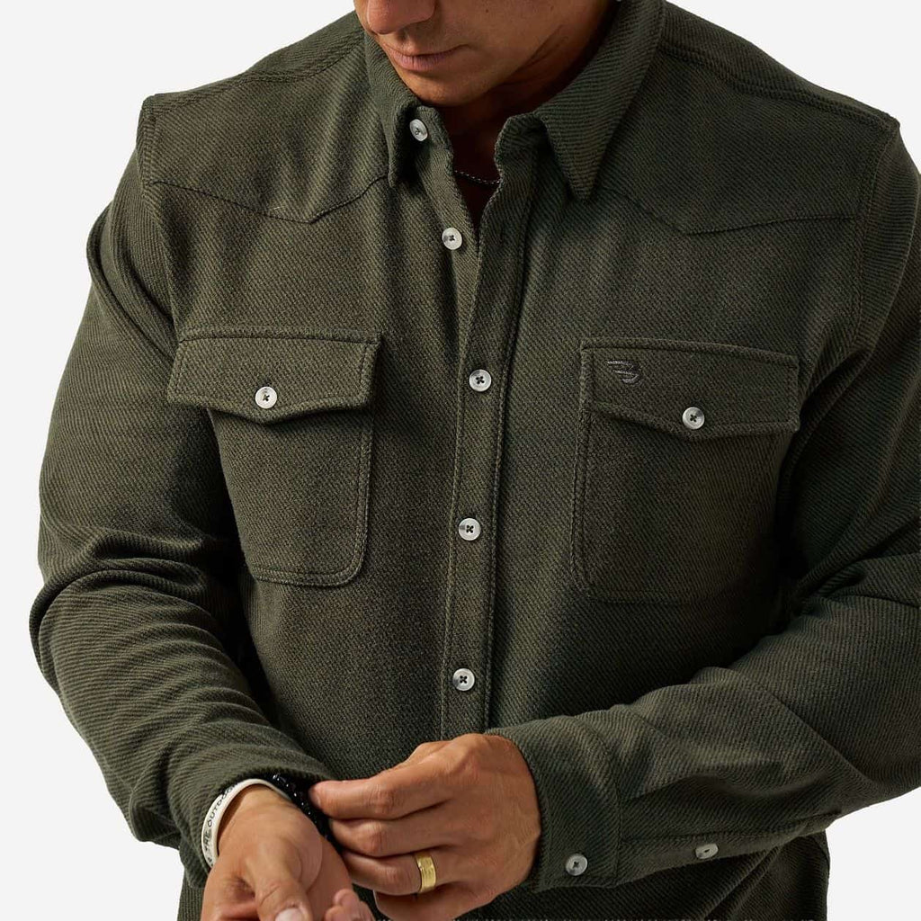 Long Sleeve - Austin Shirt - Olive Green
