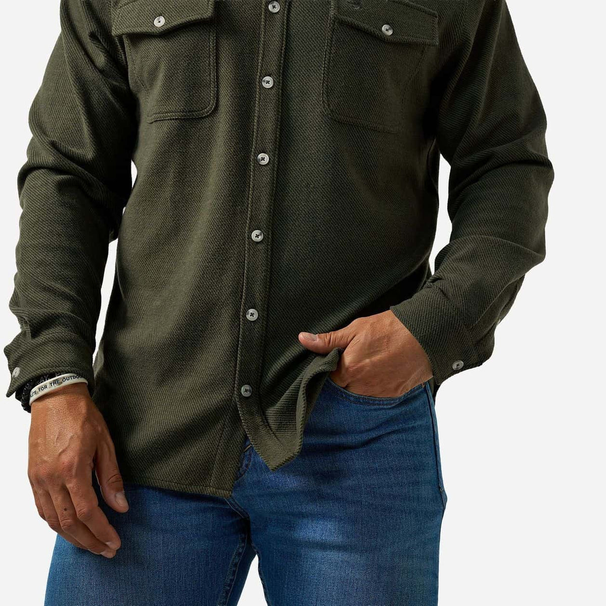 Long Sleeve - Austin Shirt - Olive Green