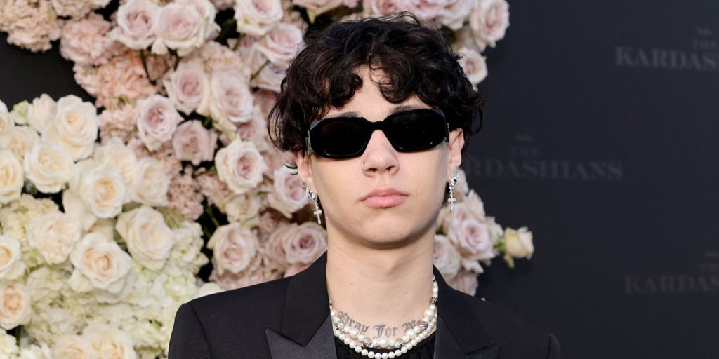 Prada PR 17WS 1AB5S0 Symbole Sunglasses - As Seen On Lamine Yamal & Travis Barker