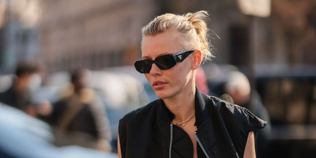 Prada PR 17WS 1AB5S0 Symbole Sunglasses - As Seen On Lamine Yamal & Travis Barker