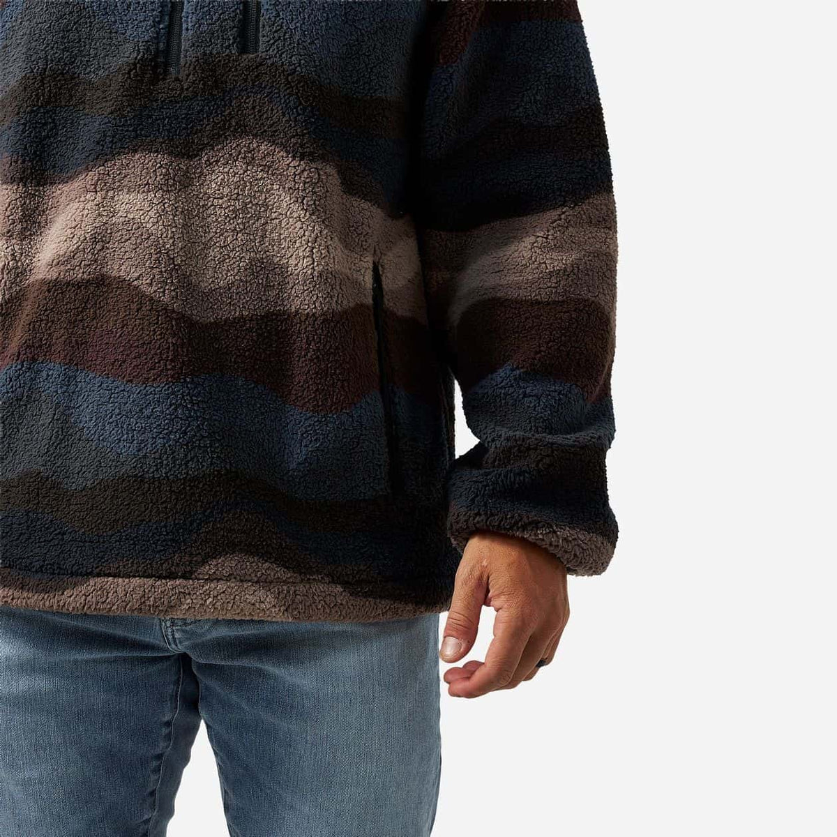Mountain Fleece - Quarter Zip - Wave on Wave