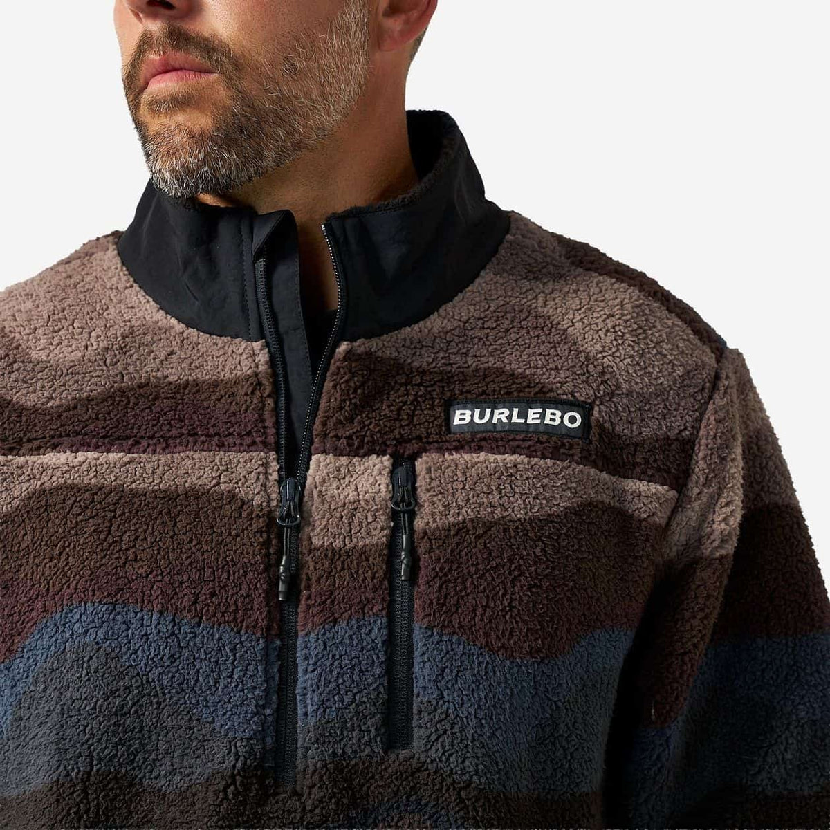 Mountain Fleece - Quarter Zip - Wave on Wave