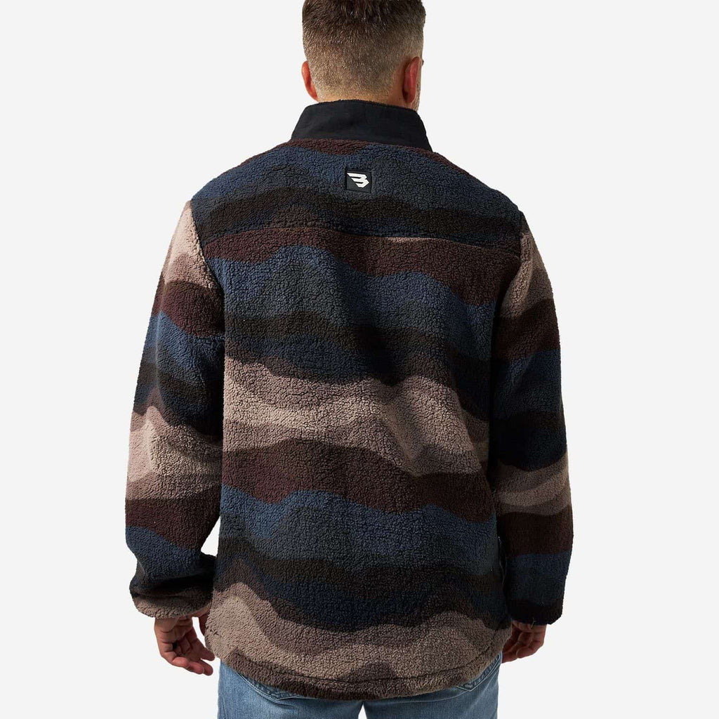Mountain Fleece - Quarter Zip - Wave on Wave