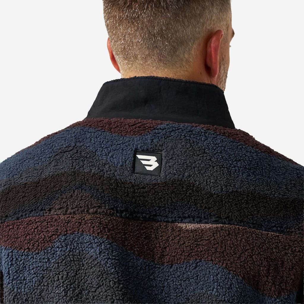 Mountain Fleece - Quarter Zip - Wave on Wave