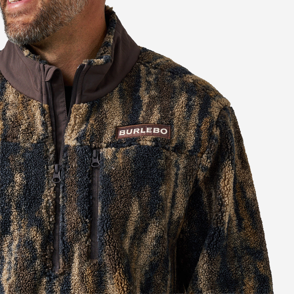 Sherpa - Quarter Zip - Midland Camo