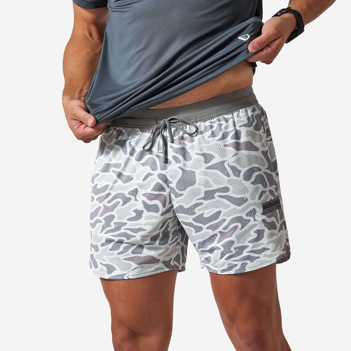 Mesh Training Shorts - White Camo