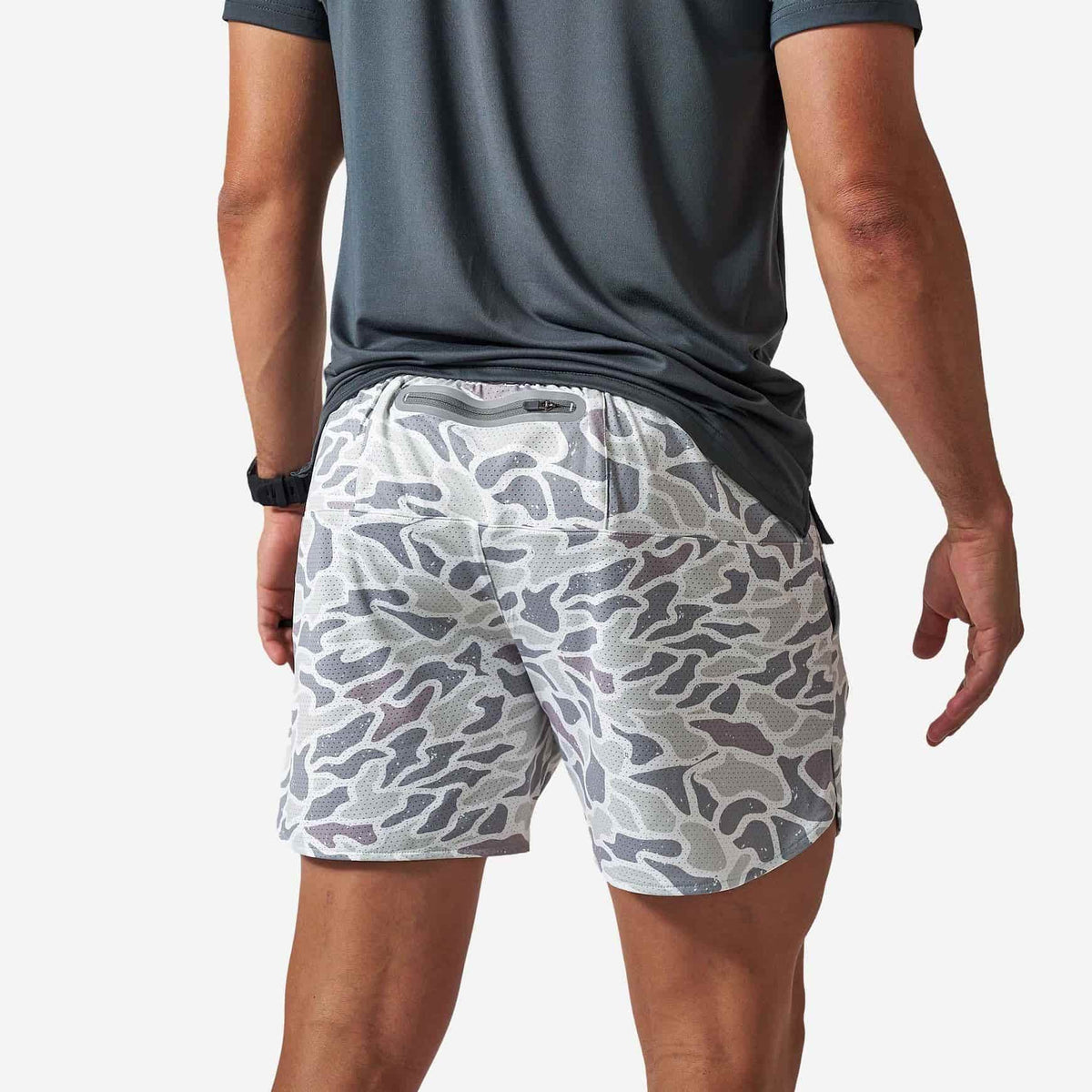 Mesh Training Shorts - White Camo