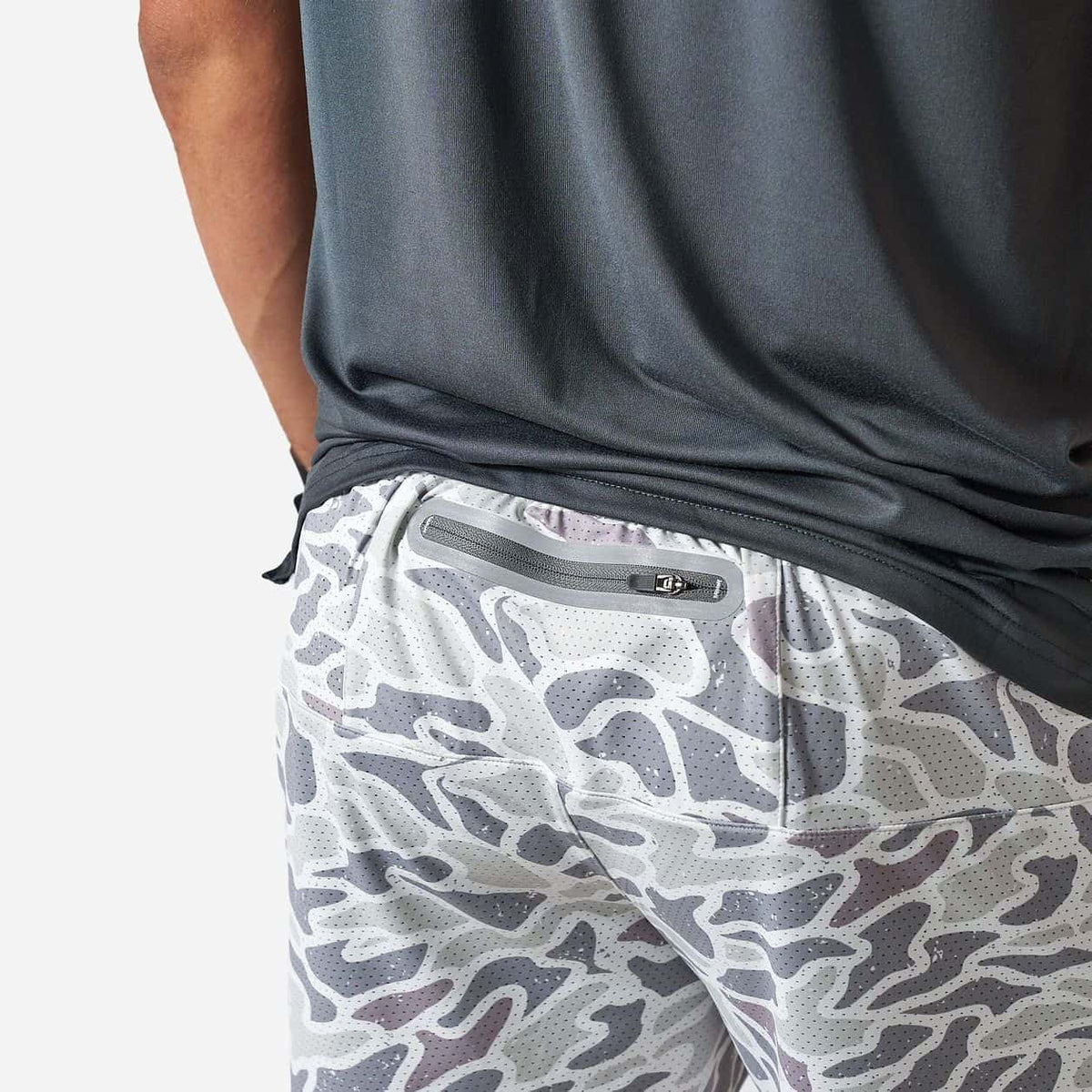Mesh Training Shorts - White Camo