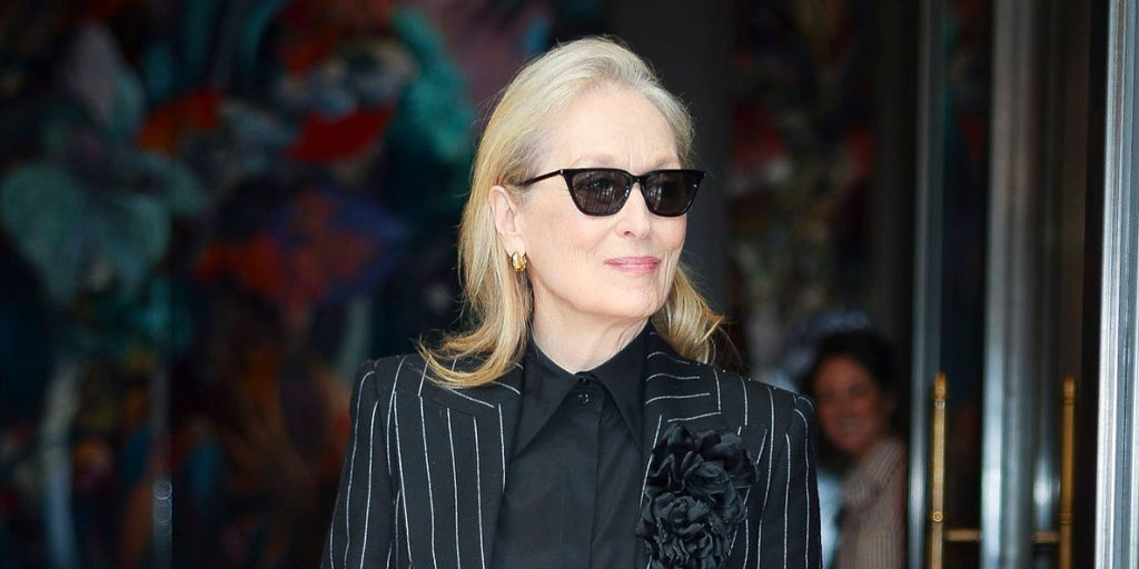 Saint Laurent Sun SL 889 Sulpice Thin 001 - As Seen On Meryl Streep & Virginie Efira