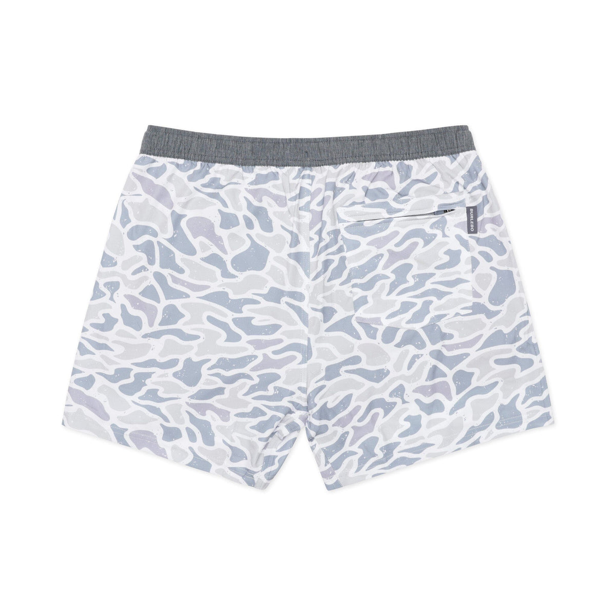 Athletic Short - White Camo - Grey Liner