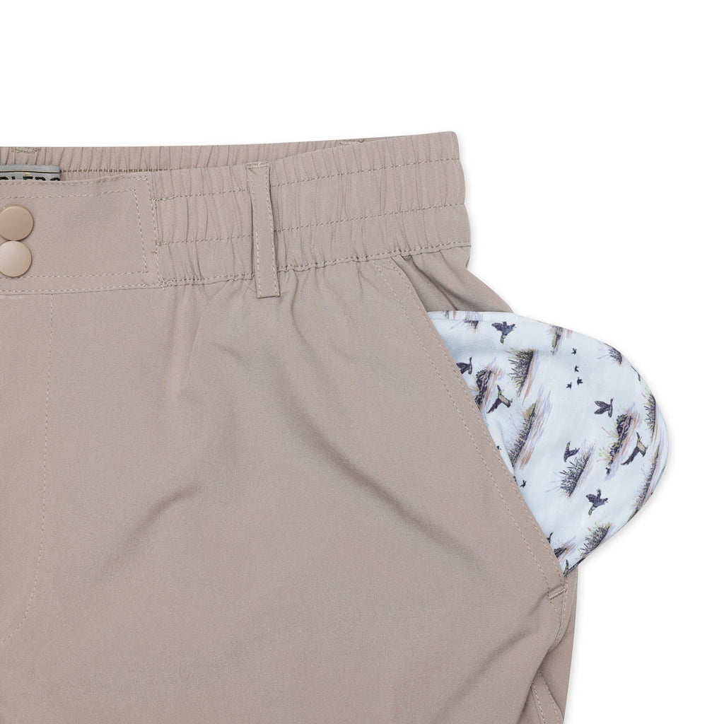Everyday Short - Cobblestone Khaki - Duck Hunt Pocket