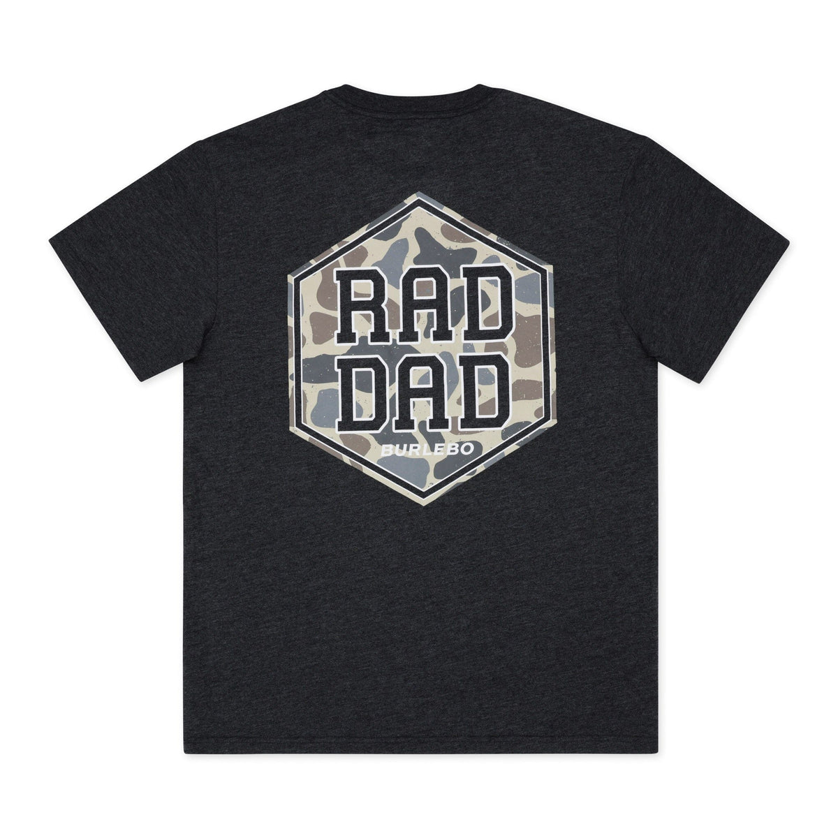 Short Sleeve Tee - Rad Dad - Heather Black