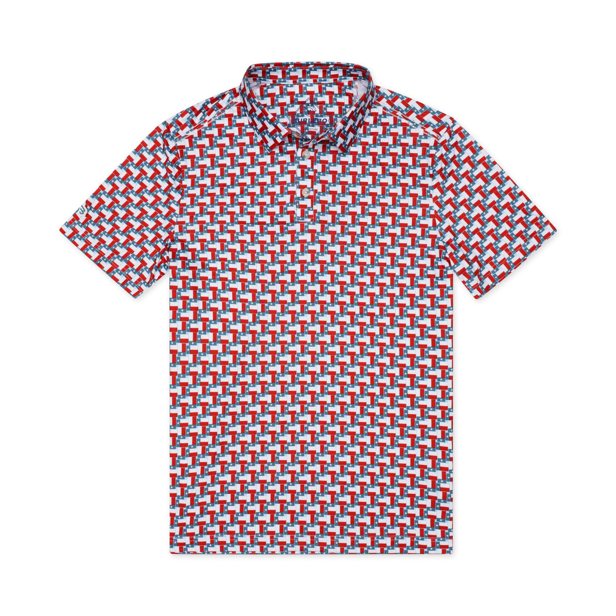 Performance Polo - Texas Flag