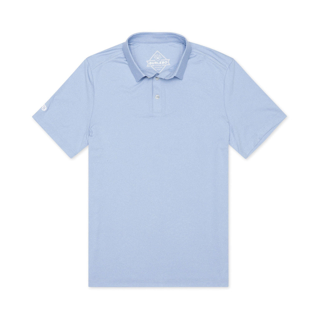 Performance Polo - Heather Sky Blue