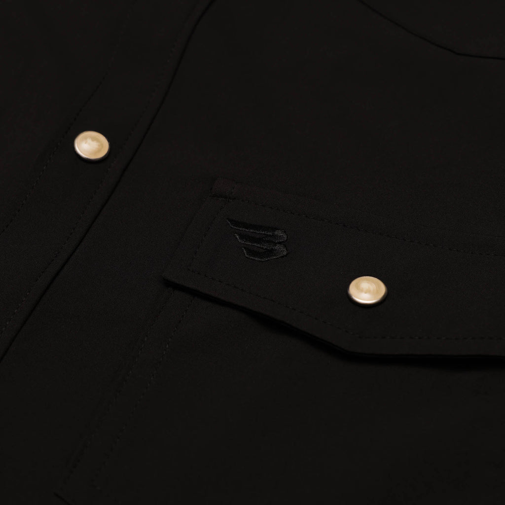 Performance Western Shirt -  Black