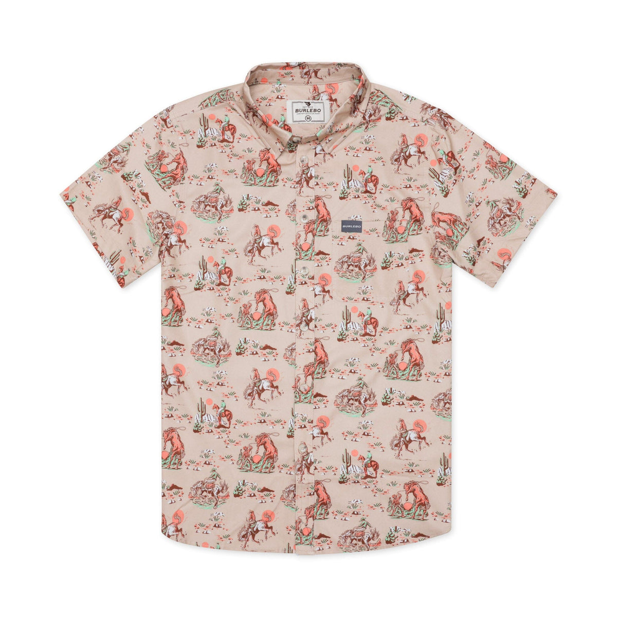 Performance Button Up - Cowboy Up