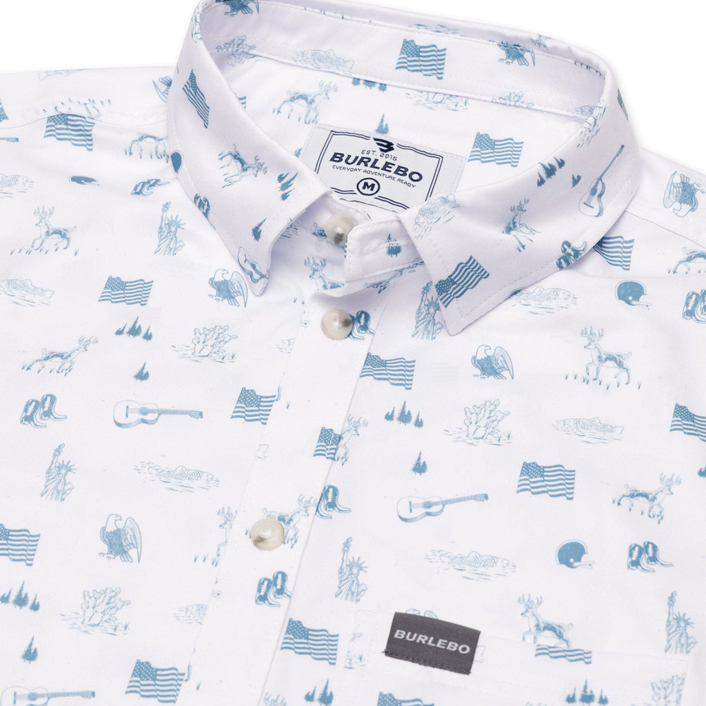 Performance Button Up - America the Great