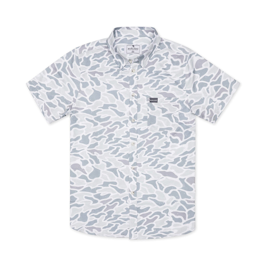 Performance Button Up - White Camo